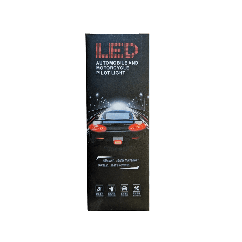 Universal LED Pilot Safety Light – High-Intensity Flashing Warning Signal for Cars and Motorcycles - 2