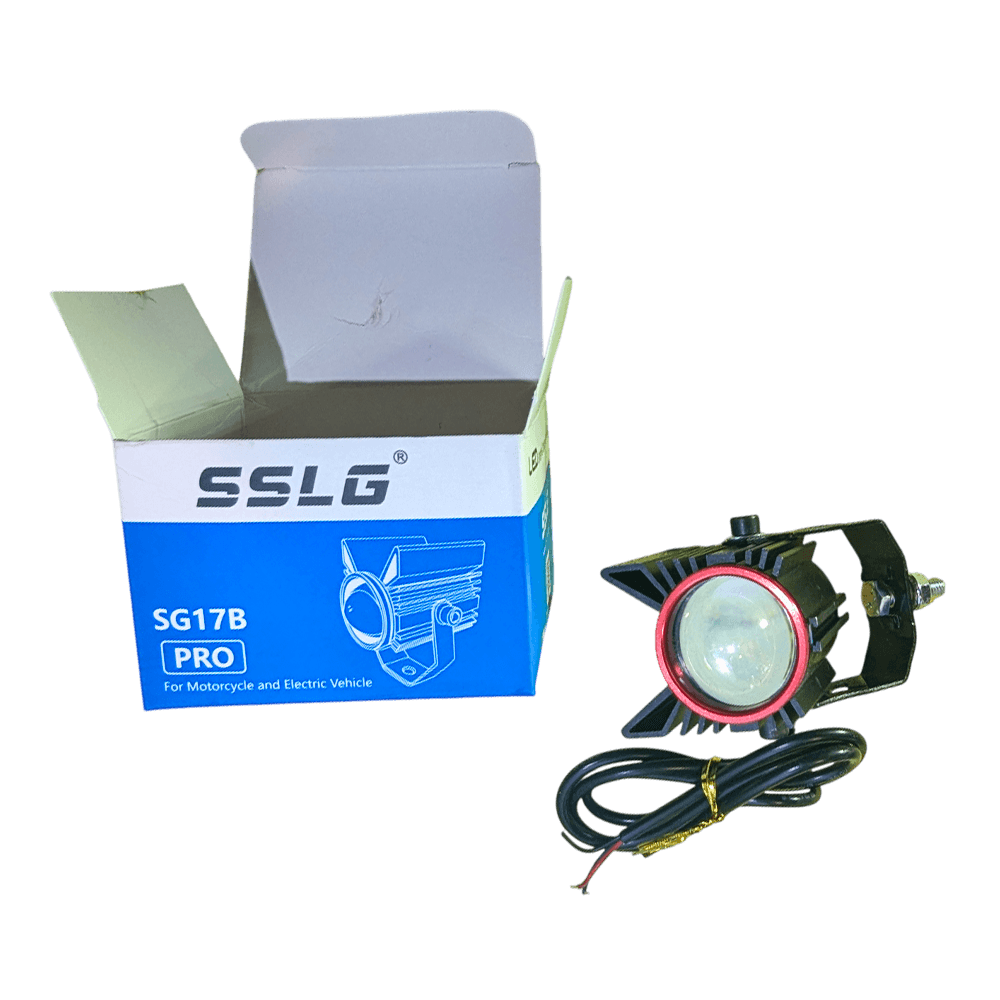SSLG SG17B PRO High-Intensity LED Projector Fog Light – Universal Auxiliary Lamp for Motorcycles and Electric Vehicles - 1
